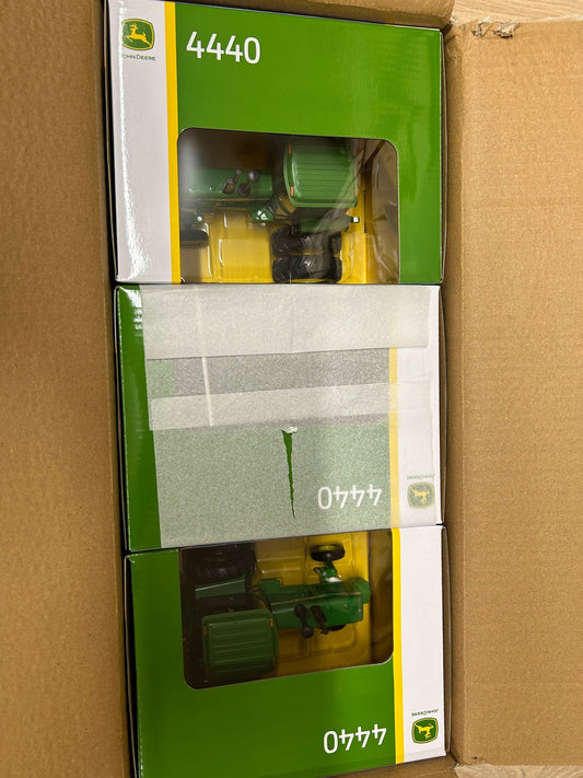 TRADE BOX 3 X 43380 Britains John Deere 4440 duals tractor 1:32 scale New Sealed Image 2