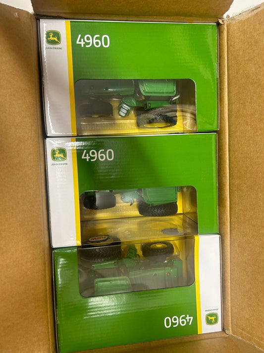 TRADE BOX 3 X 43383 Britains John Deere 4960 tractor 1:32 scale New Sealed Image 2