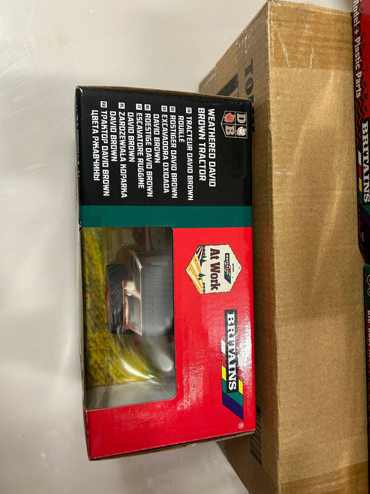 TRADE BOX 43307 Britains Weathered David Brown 1210 tractor 1:32 scale New Sealed Image 2