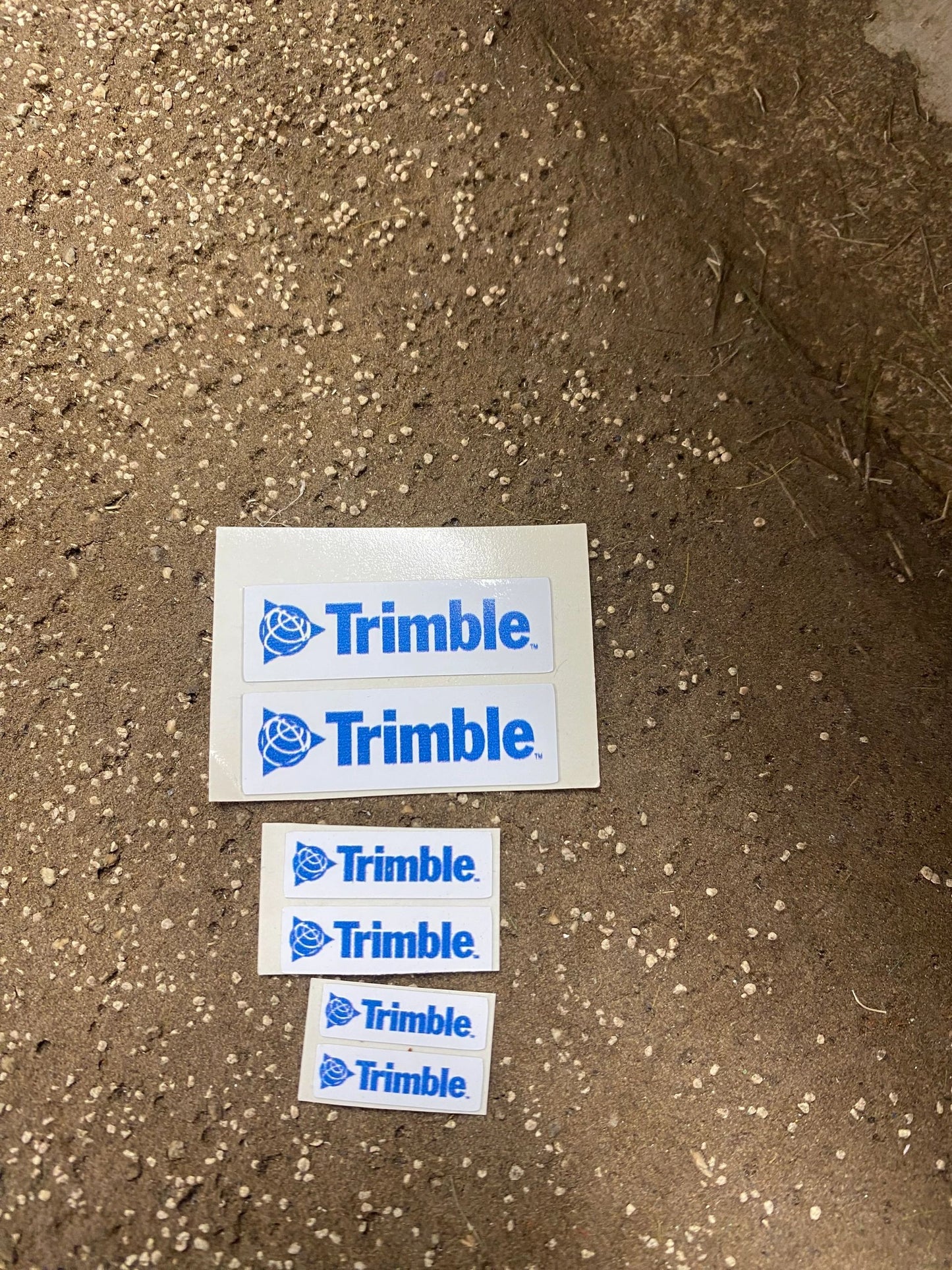 Trimble x 6 High quality vinyl huge pack decals Tractor farm machinery decals 1:32 scale Image