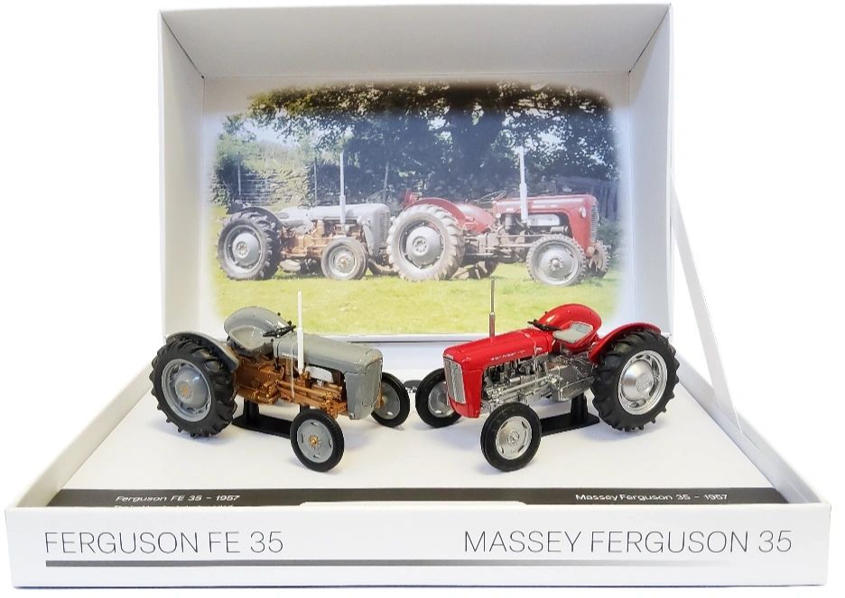UH7125 Universal Hobbies Ferguson FE35 and Massey Ferguson 35 model SET 1:32 scale Limited Edition Image 3
