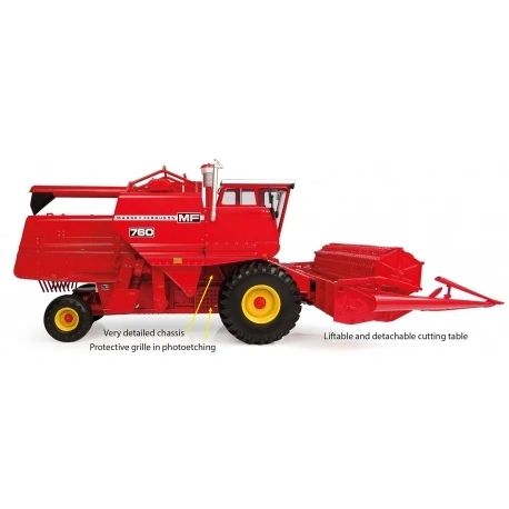 Universal Hobbies Massey Ferguson 760 Combine Harvester BOXED 1:32 scale UH6329 Image 8