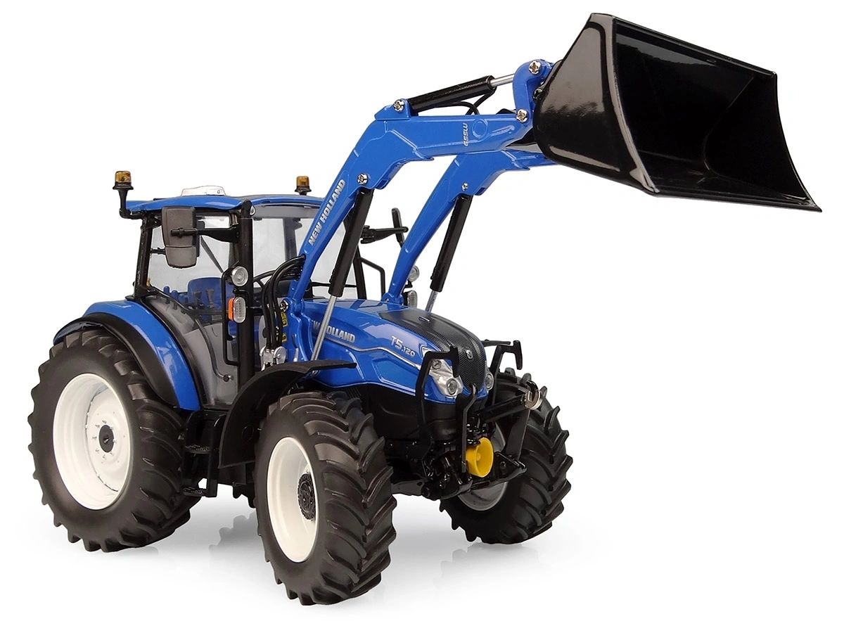 Universal Hobbies New Holland T5.120 dual command Tractor with front loader 655 BOXED 1:32 scale UH6682 Image 4