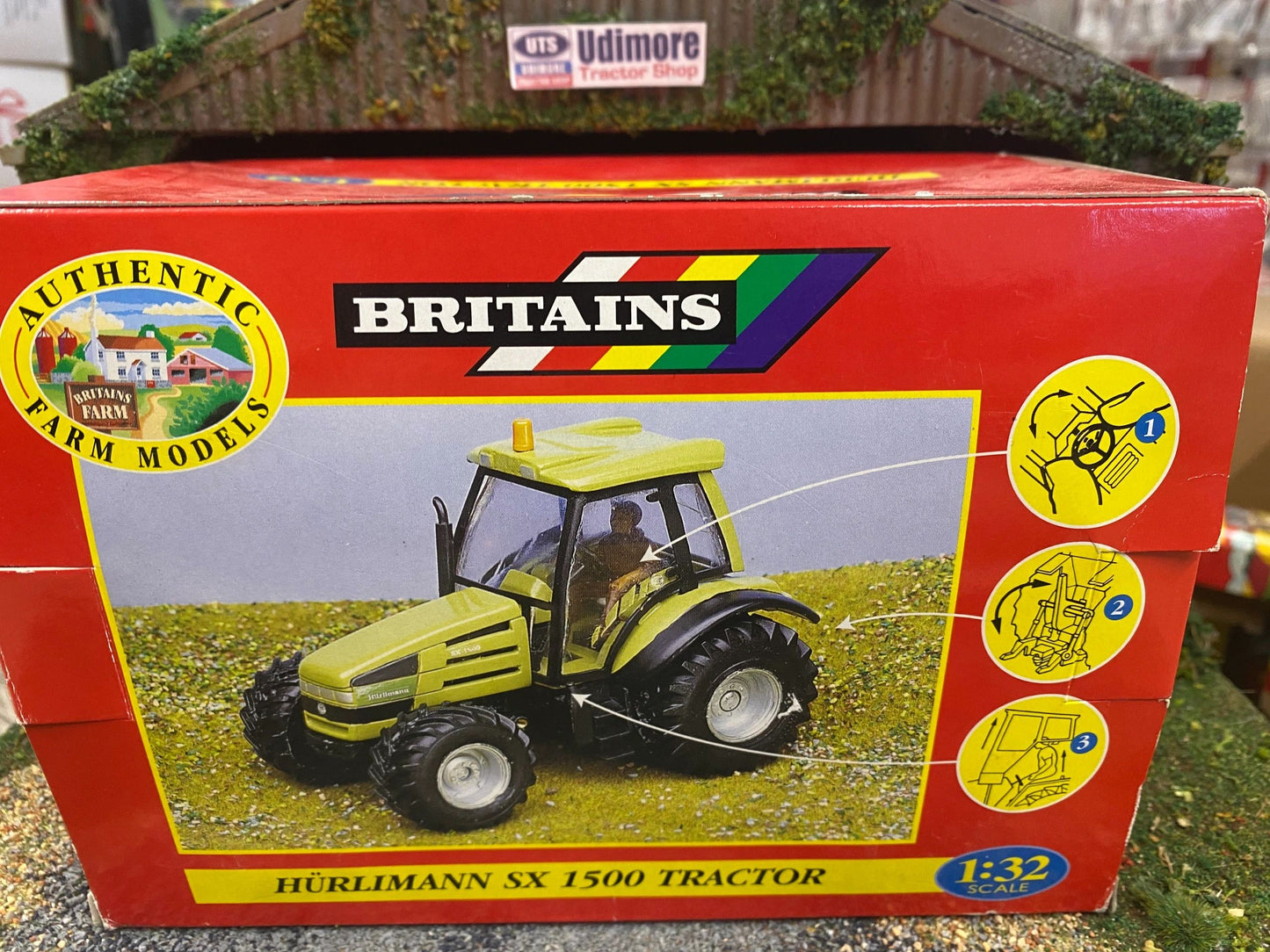 Vintage Hurlimann SX 1500 Tractor 1:32 scale Image 4