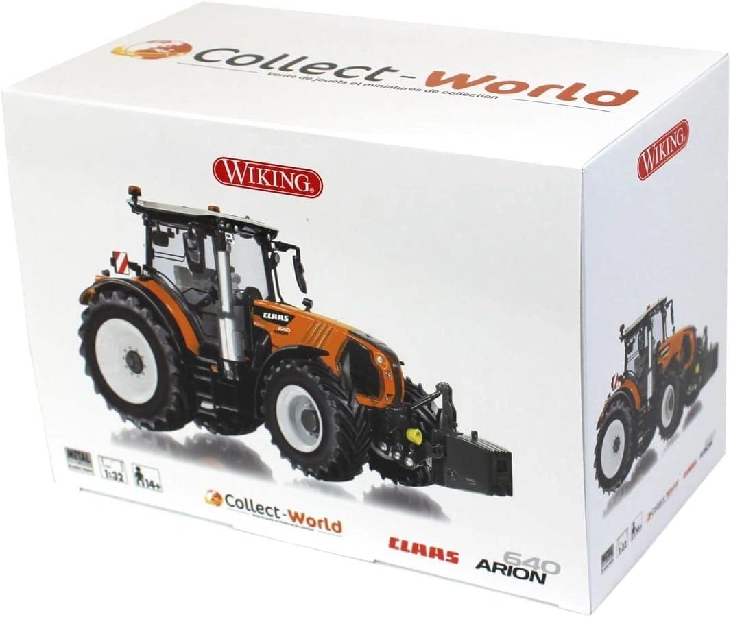 Wiking Claas Arion 640 Orange tractor 1:32 scale Boxed Limited Edition Image 7
