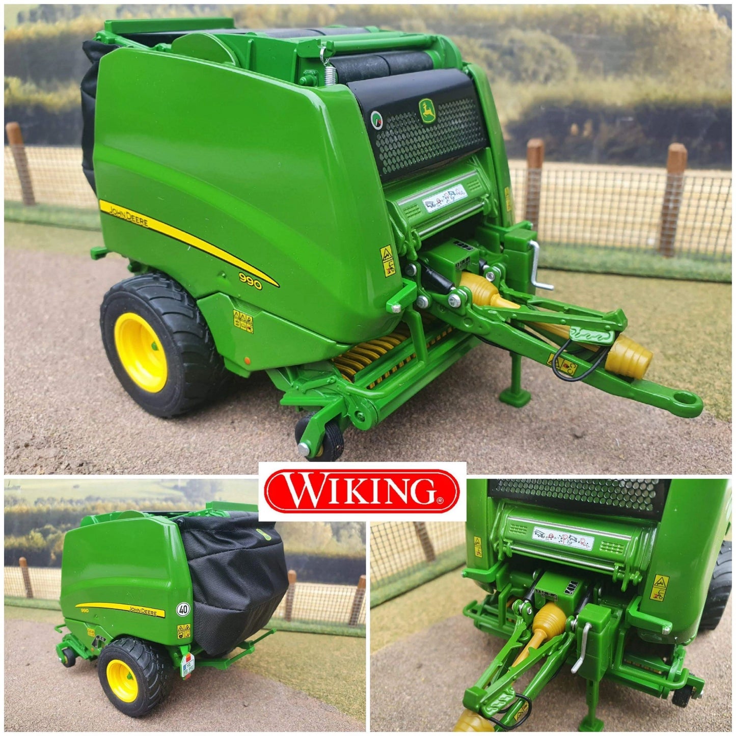 Wiking John Deere 990 Baler 1:32 scale Boxed Image 6