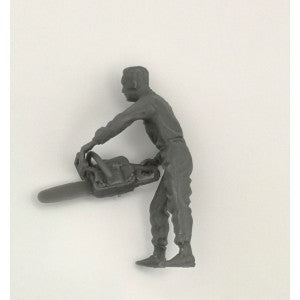 04886 Standing Man with Chainsaw Farmer Artisan32 farm machinery 1:32 scale diorama