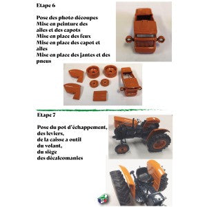 Someca 550 Tractor Kit Artisan32 farm machinery 1:32 scale 01104 Fiat