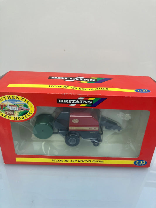 00051 Vintage Britains Vicon Round Baler 1:32 scale Image