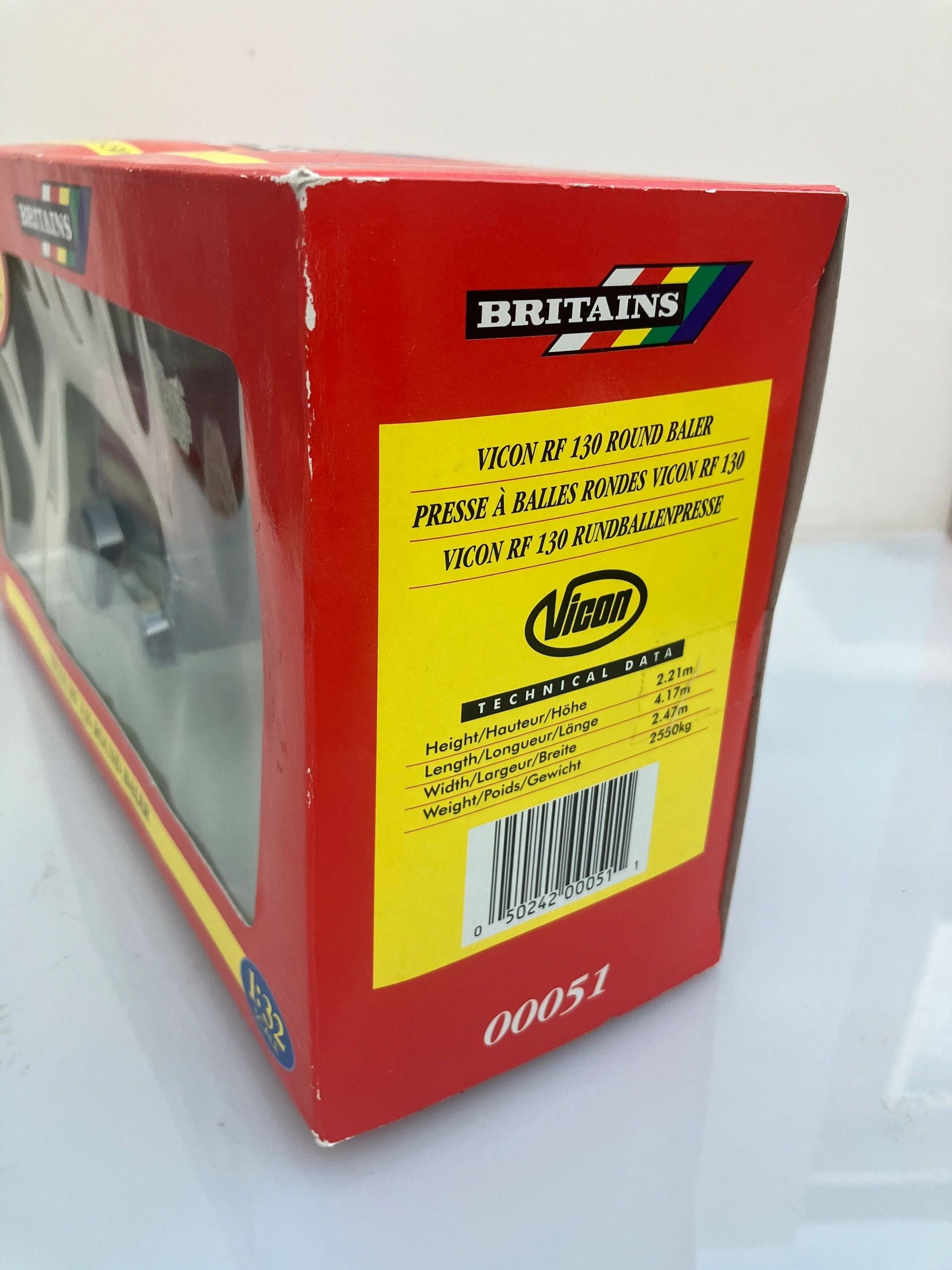 00051 Vintage Britains Vicon Round Baler 1:32 scale Image 2