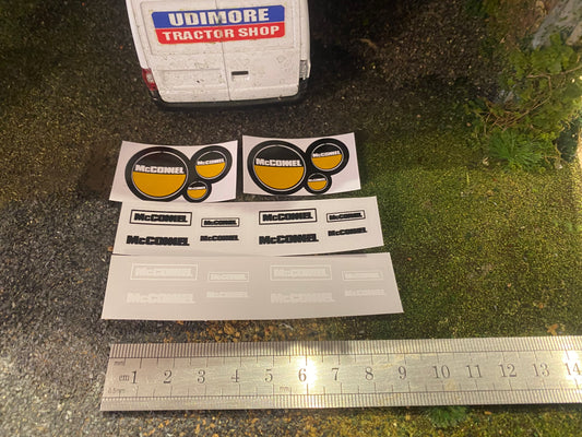 McConnell hedge cutter farm machinery x 22 Professional Pre Cut High quality vinyl decal packs stickers 1:32 scale