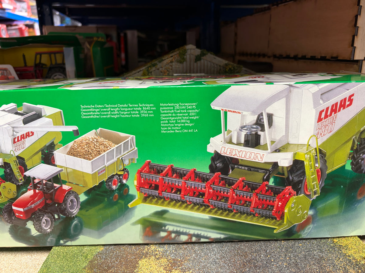 Vintage Siku 4150 CLAAS Lexion 480 Combine Harvester 1:32 Scale – Boxed Obsolete