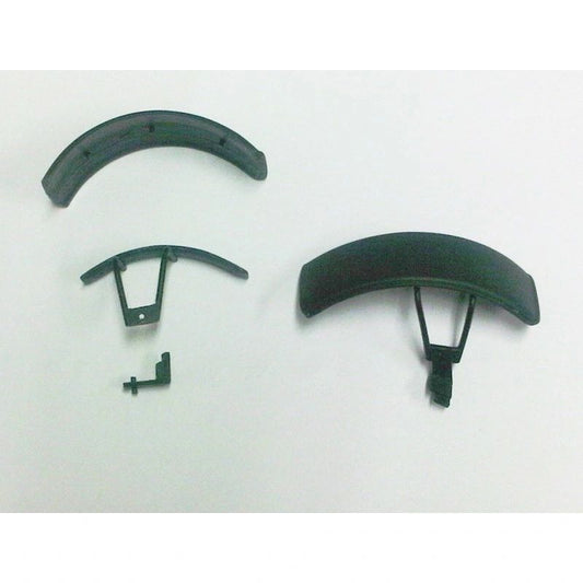 01304 Tractor Mudguard x 2 Front axle 4wd 16mm Artisan32 farm machinery 1:32 scale Image