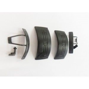 01307 John Deere Tractor Mudguards x 2 Front axle 4wd 18mm Artisan32 farm machinery 1:32 scale Image 2