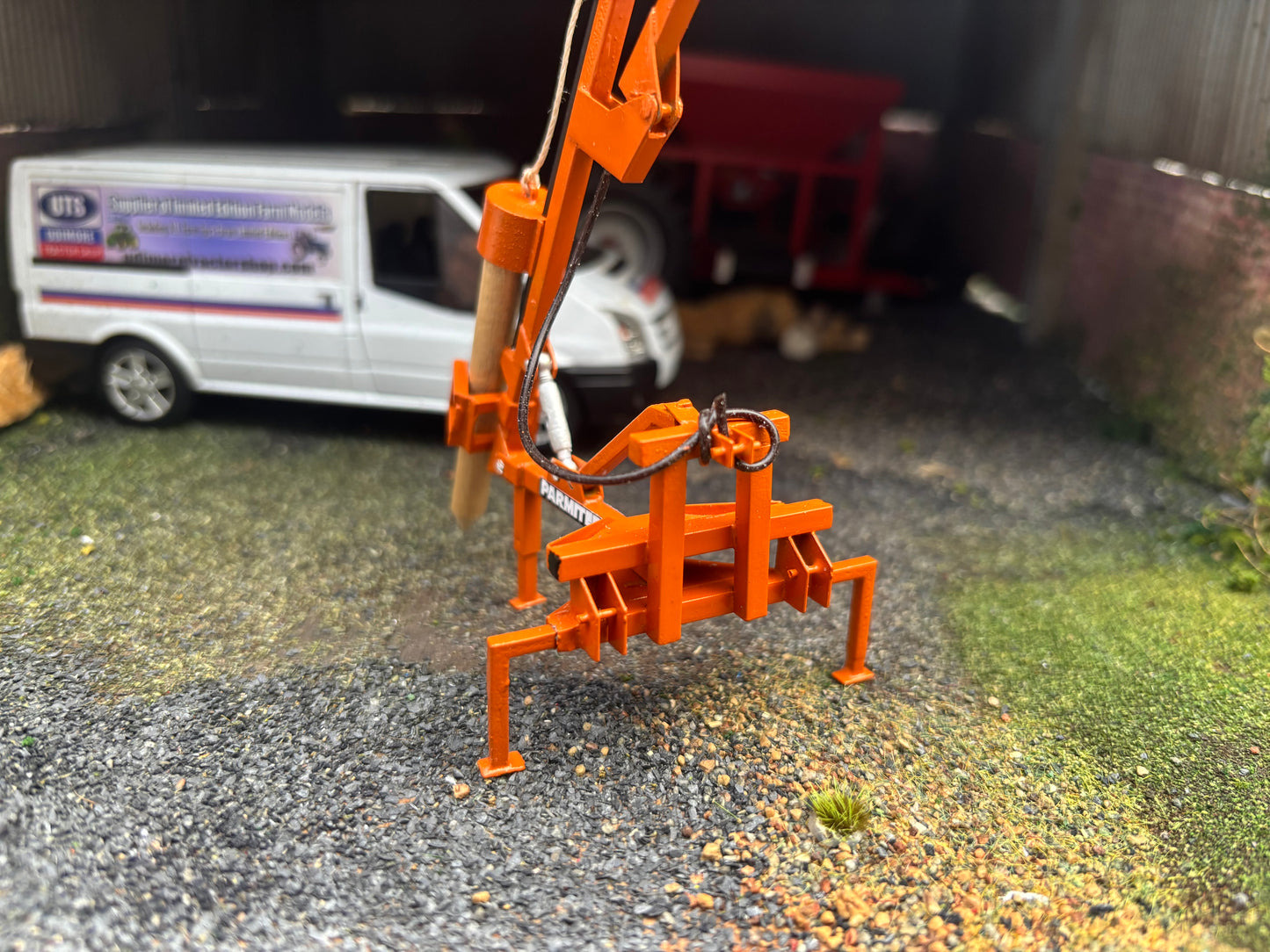 Parmiter Orange Post Driver Laser cut BRASS Scratch Built  1:32 scale BLR Models