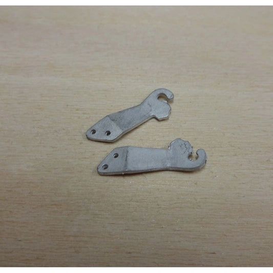 04118-2 Tractor Lifting Arms 07 Artisan32 white metal 1:32 scale Image