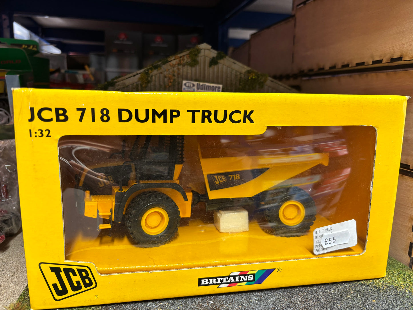 Britains JCB 718 dump truck 1:32 scale obsolete VINTAGE 40514