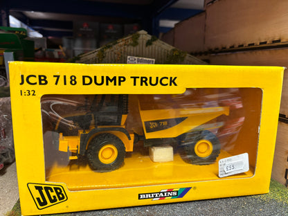 Britains JCB 718 dump truck 1:32 scale obsolete VINTAGE 40514