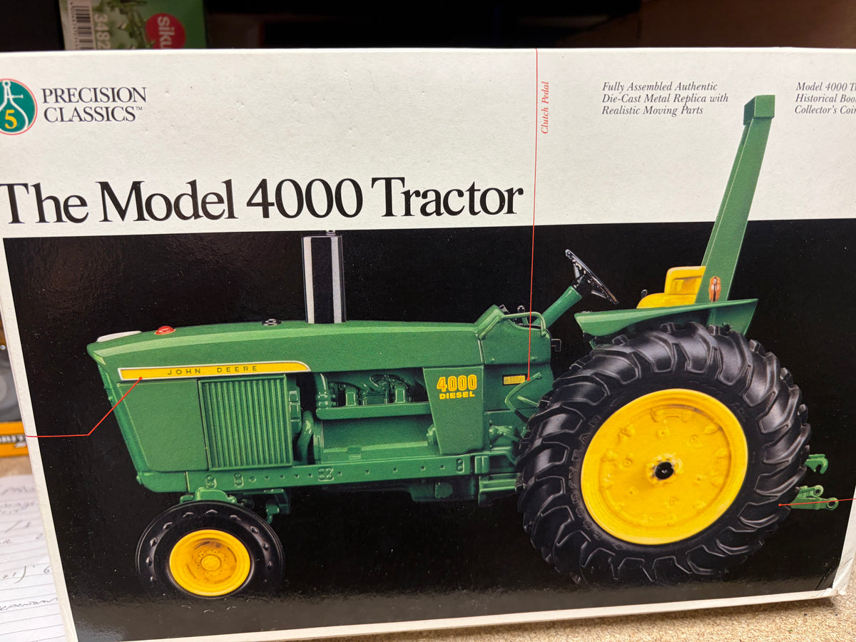RARE ERTL Precision Classics #5 John Deere 4000 Tractor 5684 1:16 – Boxed with Coin