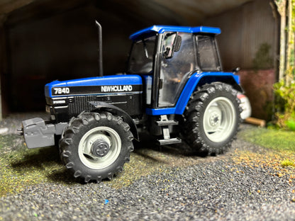 New Holland 7840 Tractor front weight Blue Roof grey chassis Tractor Conversion 1:32 scale