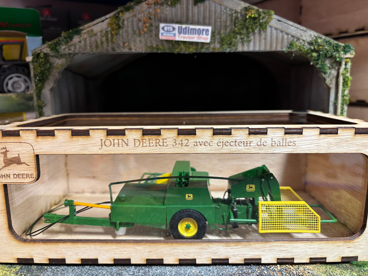 John Deere 342 Baler with Ejector Scratch built COLLECTION ONLY 1:32 scale