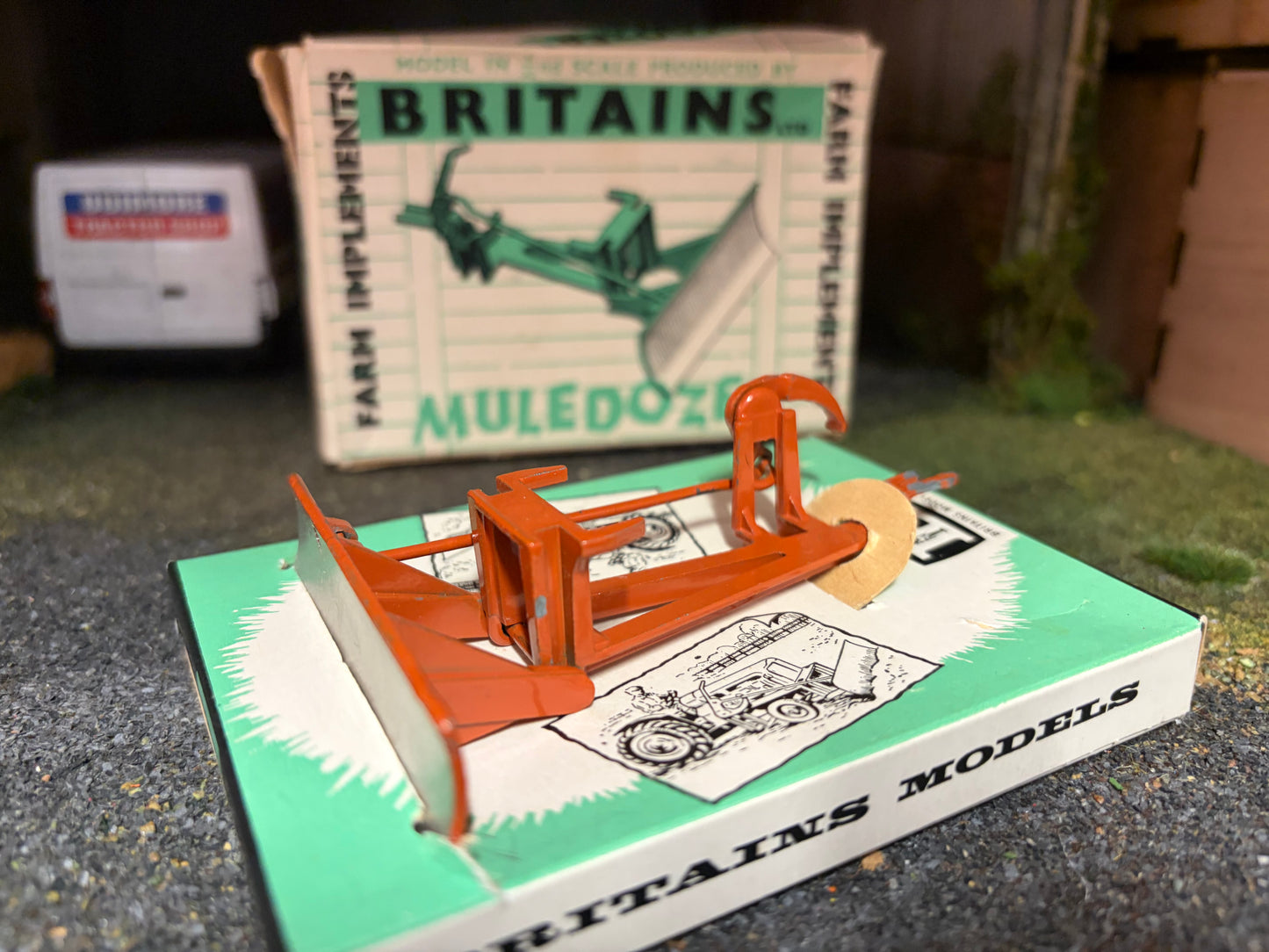 Vintage Britains Muledozer First Edition 1:32 Scale Boxed Obsolete - 9535