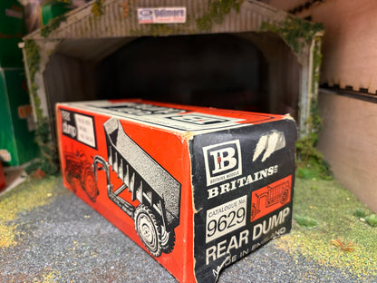 Vintage Britains Shawnee Poole Trailer Early Version Narrow Wheels 1:32 Scale Boxed Obsolete - 9629