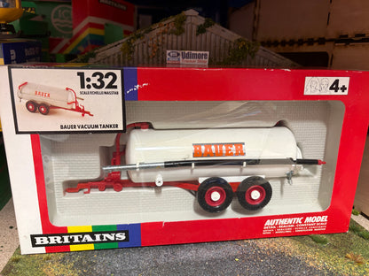 9563 Vintage Britains Bauer Vacuum Slurry Tanker 1:32 scale boxed