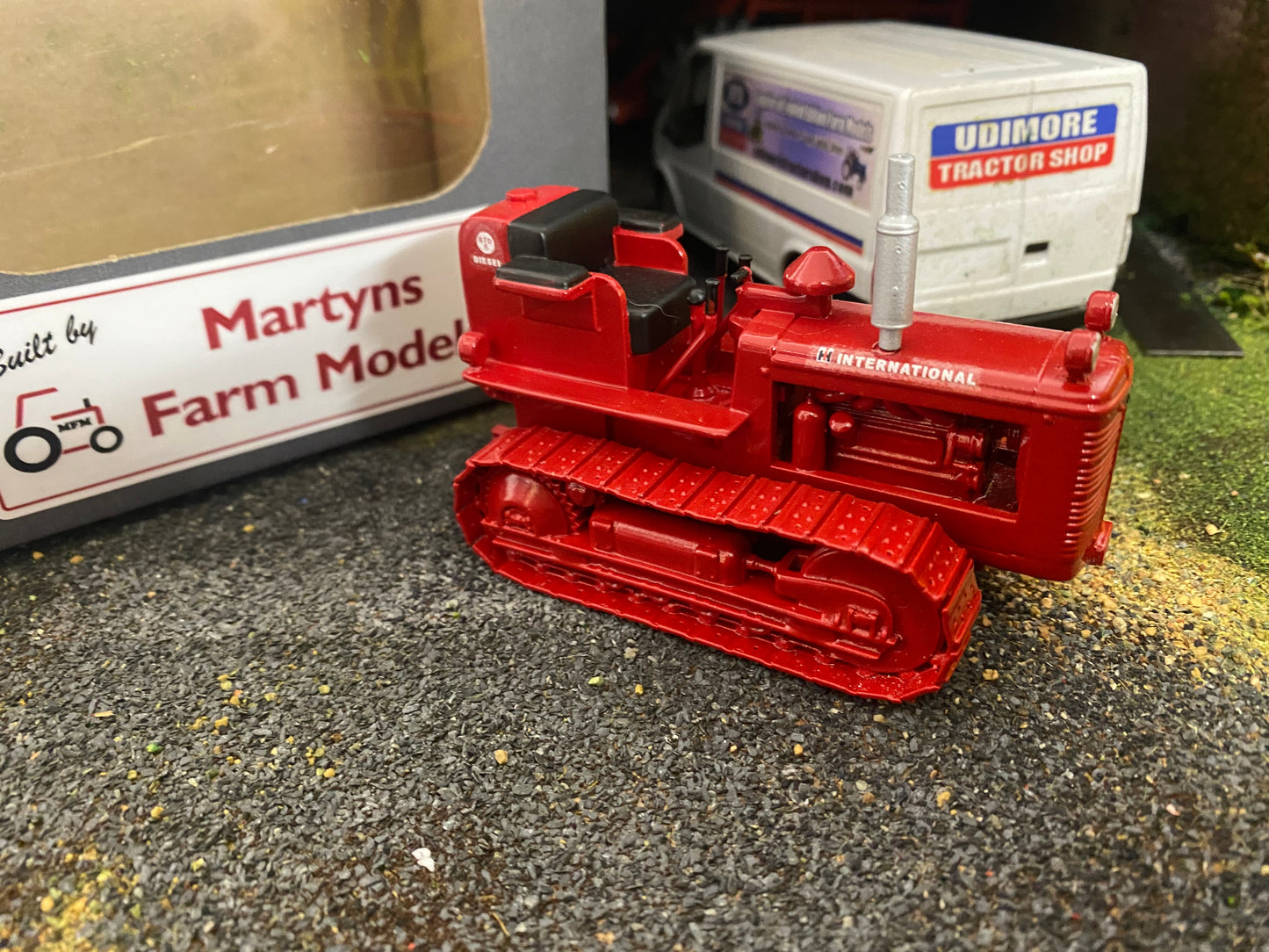 Scratch Built International BTD-6  Crawler Tractor Conversion MFM 1:32 scale