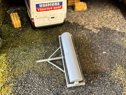 Scratch Built Field Roller 1:32 scale Cen Davies