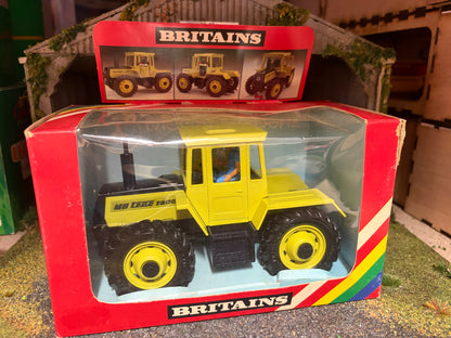 Vintage Britains Mercedes-Benz MB Trac 1500 Tractor 9525 Original Rainbow Box with POS Display Obsolete Rare 1:32 Scale