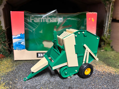 Vintage Britains Farm Hand Round Baler 1:32 scale Obsolete 9532