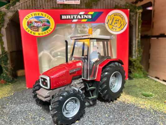 Vintage Britains Massey Ferguson 6140 Tractor 9449 Original Box Obsolete 1:32 Scale