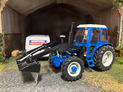 Ford 7600 4wd Tractor with front loader Conversion Muck,manure, Silage Fork 1:32 scale