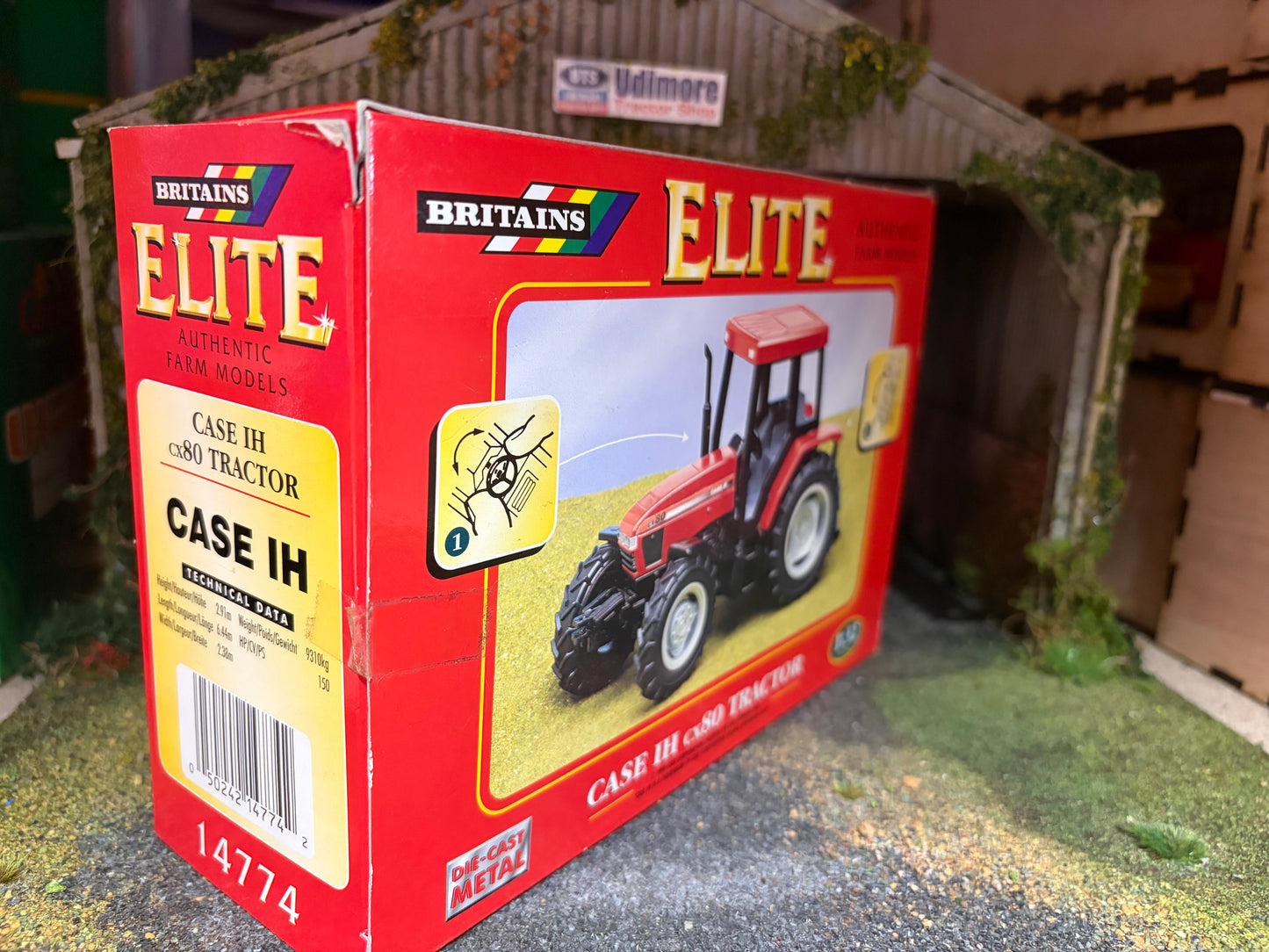 Vintage Britains CASE IH CX80 Tractor 14774 Original Box Obsolete 1:32 Scale