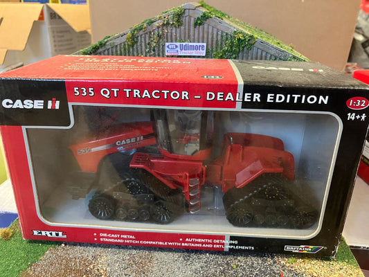 14540 Britains CASE 535 QT Quadtrac 2007 model Tractor 1:32 scale DEALER EDITION ERTL Image