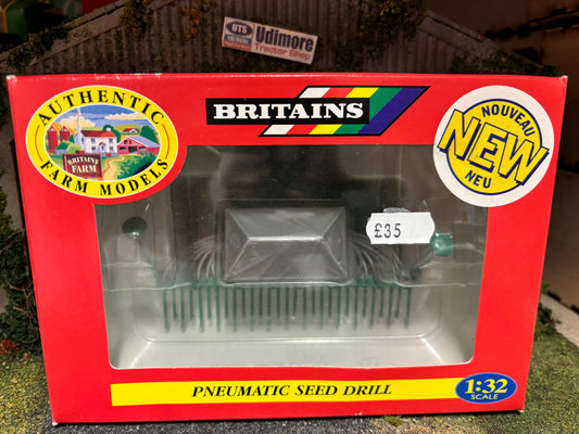 Vintage Britains Pneumatic Seed Drill 1:32 scale boxed Obsolete 09595