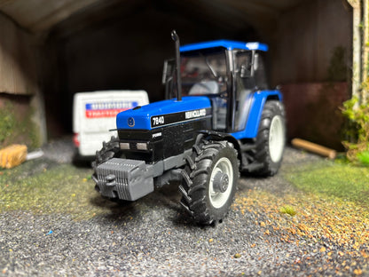 New Holland 7840 Tractor front weight Blue Roof grey chassis Tractor Conversion 1:32 scale