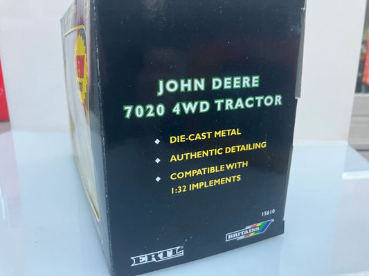 15610 Vintage Britains John Deere 7020 4wd Tractor 1:32 scale Image 2