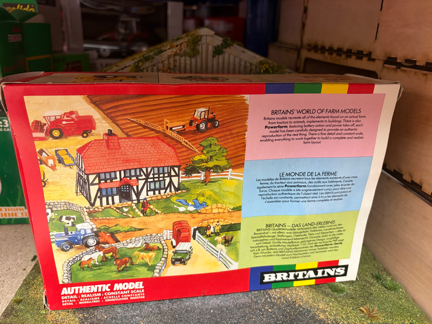 Vintage Britains Sanderson Fork Lift Truck 9513 Boxed 1:32 Scale Obsolete