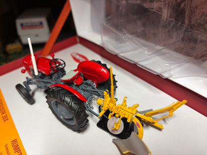 Universal Hobbies Massey Ferguson 35X Tractor & Rumptstad Plough Set UH5357 Limited Edition Obsolete 1:32 Scale