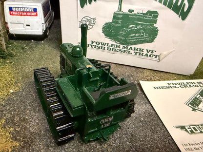 G & M Originals Fowler Mark VF Diesel Crawler Tracked Tractor – Green – Handmade 1:32 Scale