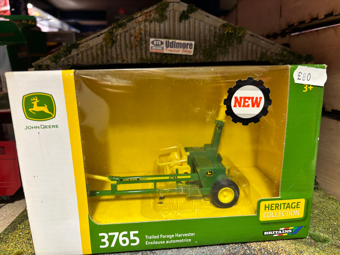 Britains John Deere 3765 Trailed Forage Harvester 1:32 scale