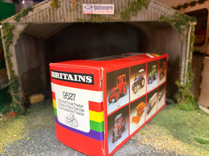 Vintage Britains Brown Fiat 880DT Half Track Tractor 9527 Original Rainbow Box Obsolete 1:32 Scale