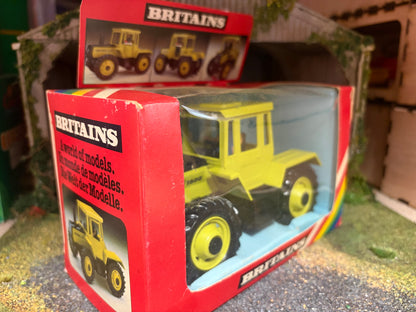 Vintage Britains Mercedes-Benz MB Trac 1500 Tractor 9525 Original Rainbow Box with POS Display Obsolete Rare 1:32 Scale