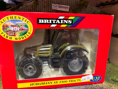 00038 Britains Hurlimann SX 1500 Tractor in original  Box obsolete VINTAGE