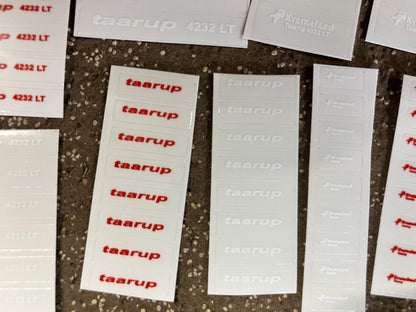 1:32 scale High quality huge vinyl pack over 120 x sticker set Kverneland Taarup farm machinery decals 1:32 scale Image 4
