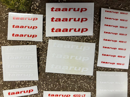 1:32 scale High quality huge vinyl pack over 120 x sticker set Kverneland Taarup farm machinery decals 1:32 scale Image 8