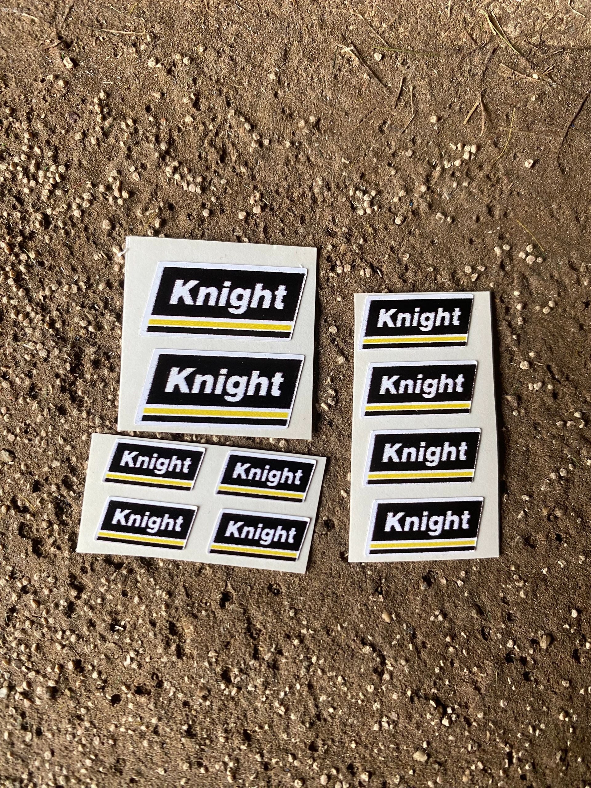 1:32 scale High quality vinyl 10 decals Knight farm machinery stickers 1:32 scale Image