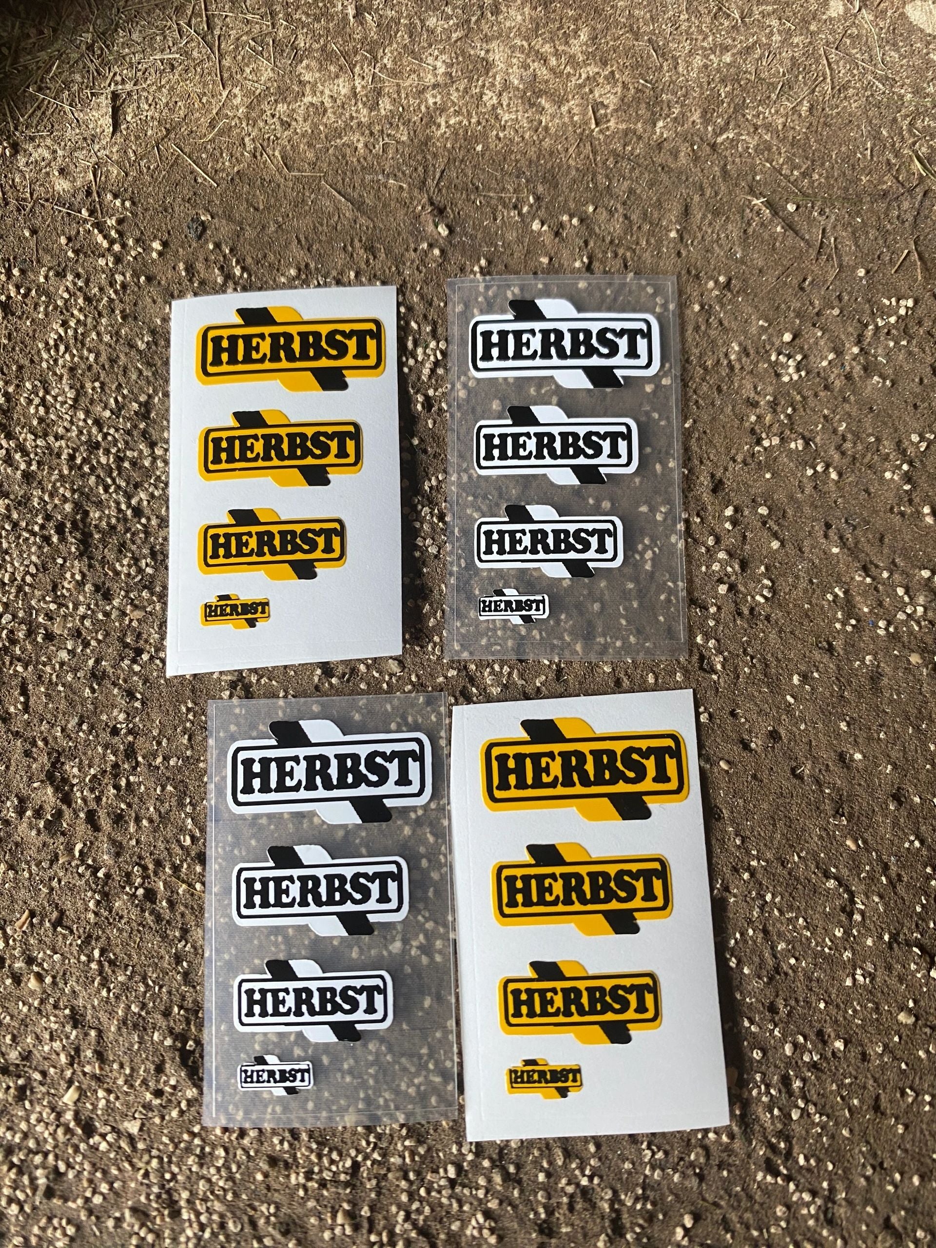 1:32 scale High quality vinyl 16 decals Herbst trailers farm machinery stickers 1:32 scale Image 2